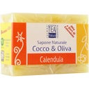 eccoverde TEA Natura Kokos-Olivenseife mit Calendula 100 g