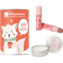 eccoverde La Saponaria Geschenkset Spardose Polarfuchs