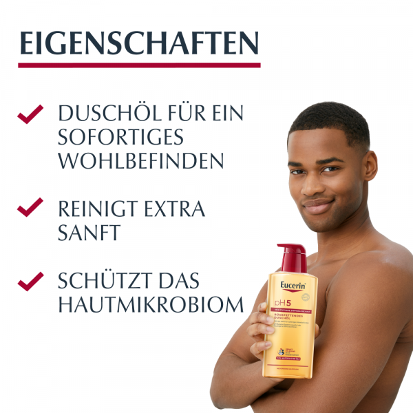 bodyguardapotheke EUCERIN pH5 Duschöl empfindliche Haut m.Pumpe Begrenzte Freigabe