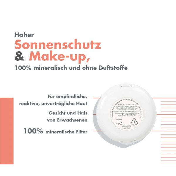 bodyguardapotheke AVENE Kompaktsonnencreme SPF 50 sand 2010 Jubiläumsangebot