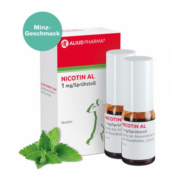 bodyguardapotheke Nicotin AL 1 mg / Sprühstoß zur Rauchentwöhnung Große Rabatte