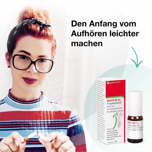 bodyguardapotheke Nicotin AL 1 mg / Sprühstoß zur Rauchentwöhnung Große Rabatte