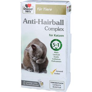 bodyguardapotheke DOPPELHERZ für Tiere Anti-Hairball Complex Katzen Begrenzt auf 3 Tage