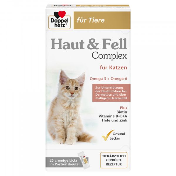 bodyguardapotheke DOPPELHERZ für Tiere Haut&Fell Compl.Port.B.f.Kat