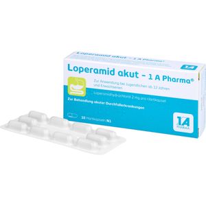 bodyguardapotheke LOPERAMID akut-1A Pharma Hartkapseln Limitierter Zeitrabatt