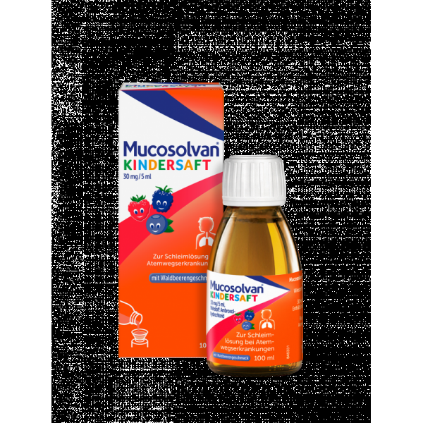 bodyguardapotheke MUCOSOLVAN Kindersaft 30 mg/5 ml zur Schleimlösung bei Atemwegserkrankungen Fabrikpreis