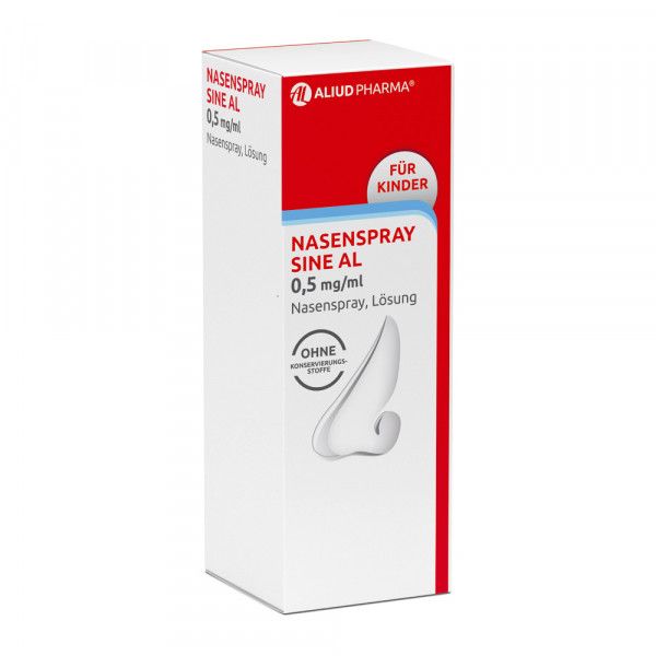 bodyguardapotheke Nasenspray sine AL 0 5 mg / ml bei Schnupfen