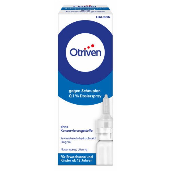 bodyguardapotheke OTRIVEN 0 1% Nasenspray (Dosierspray) ohne Konservierungsstoffe