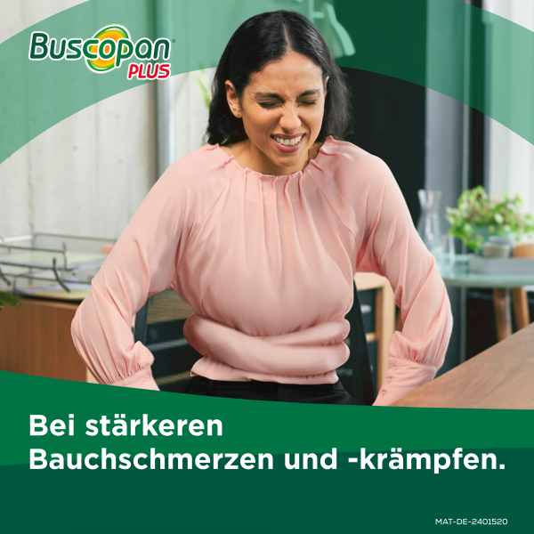 bodyguardapotheke BUSCOPAN plus Filmtabletten mit Paracetamol bei stärkeren Schmerzen und Krämpfen im Bauchbereich Großer Ausverkauf