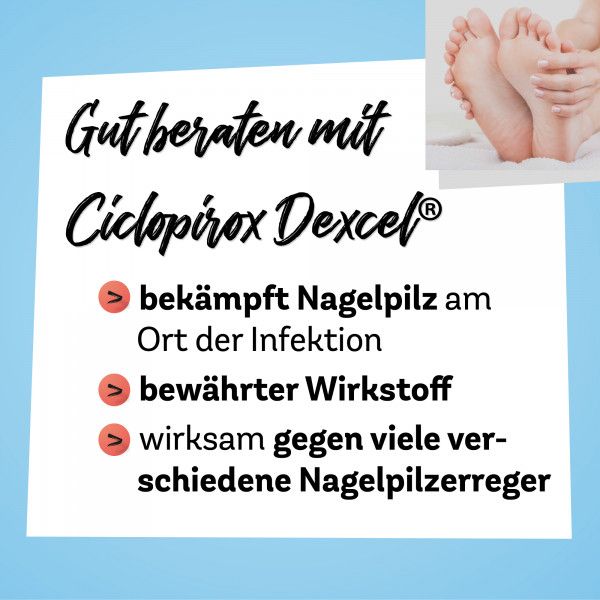 bodyguardapotheke CICLOPIROX Dexcel gegen Nagelpilz 80 mg/g wirkstoffhaltiger Nagellack Online Shopping