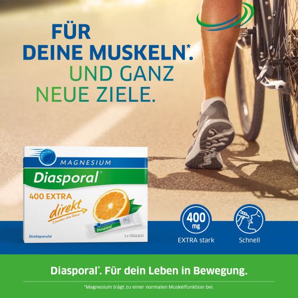 bodyguardapotheke MAGNESIUM DIASPORAL 400 Extra direkt Granulat Preisnachlass