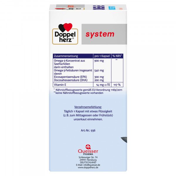 bodyguardapotheke DOPPELHERZ Omega-3 Konzentrat system Kapseln Black Friday