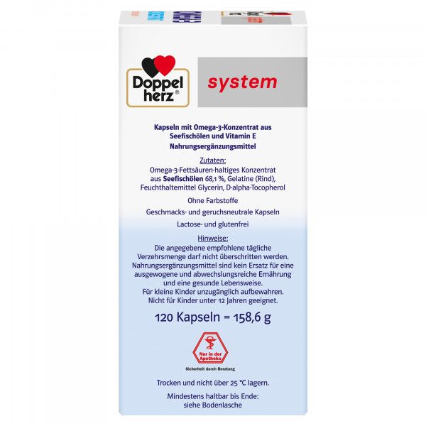 bodyguardapotheke DOPPELHERZ Omega-3 Konzentrat system Kapseln Black Friday