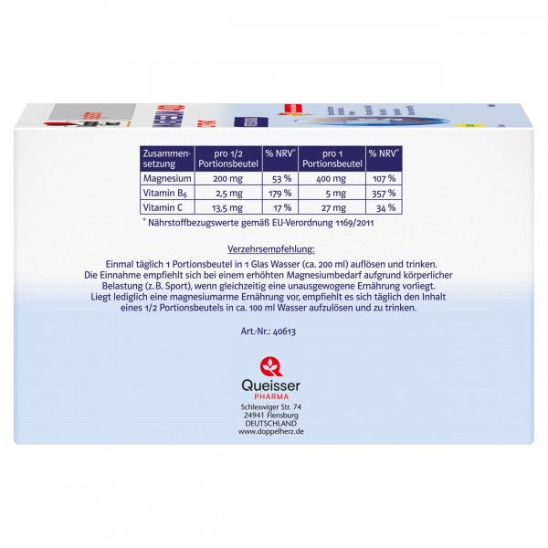 bodyguardapotheke DOPPELHERZ Magnesium 400 Citrat system Granulat Online Outlet