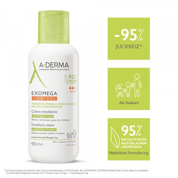bodyguardapotheke A-DERMA EXOMEGA CONTROL Creme rückfettend Zeitlich begrenztes Angebot