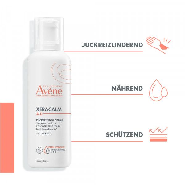 bodyguardapotheke Avène XeraCalm A.D Creme gegen Juckreiz und zur Pflege von Neurodermitis Auslauf