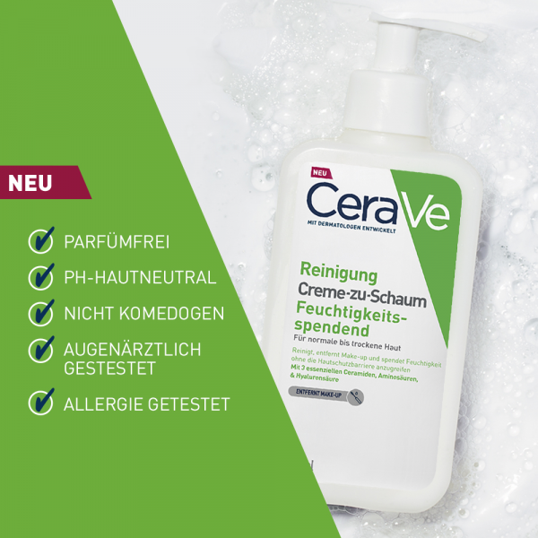 bodyguardapotheke CERAVE Creme-zu-Schaum Reinigung Hotsell