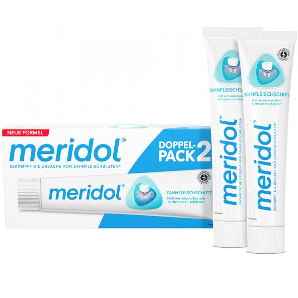 bodyguardapotheke meridol 2x 75ml Zahnfleischschutz Zahnpasta bei Zahnfleischbluten