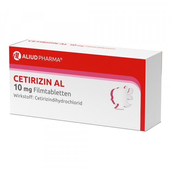 bodyguardapotheke Cetirizin AL 10 mg Filmtabletten bei Heuschnupfen Fabrikpreis