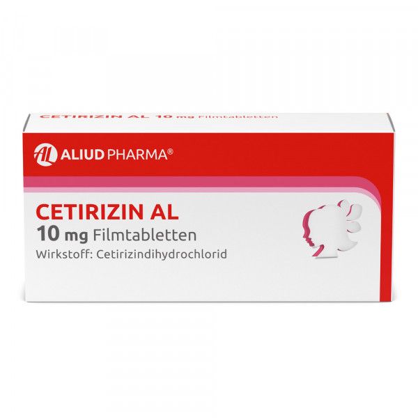 bodyguardapotheke Cetirizin AL 10 mg Filmtabletten bei Heuschnupfen Fabrikpreis