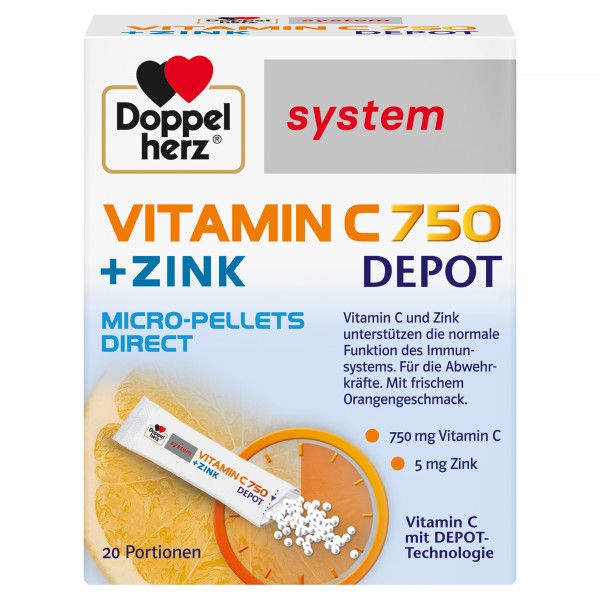 bodyguardapotheke DOPPELHERZ Vitamin C 750 Depot system Pellets