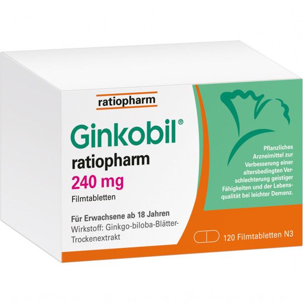 bodyguardapotheke GINKOBIL-ratiopharm 240 mg Filmtabletten