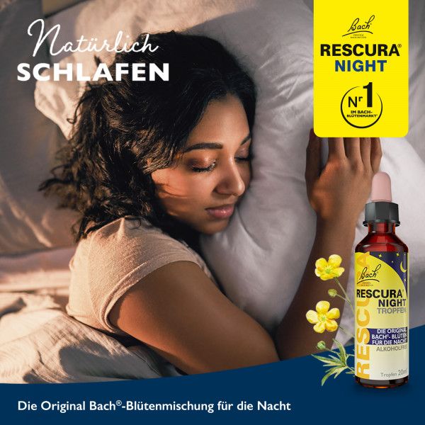 bodyguardapotheke Bach RESCURA® NIGHT Tropfen alkoholfrei 10ml Zeitbegrenzte Promotion