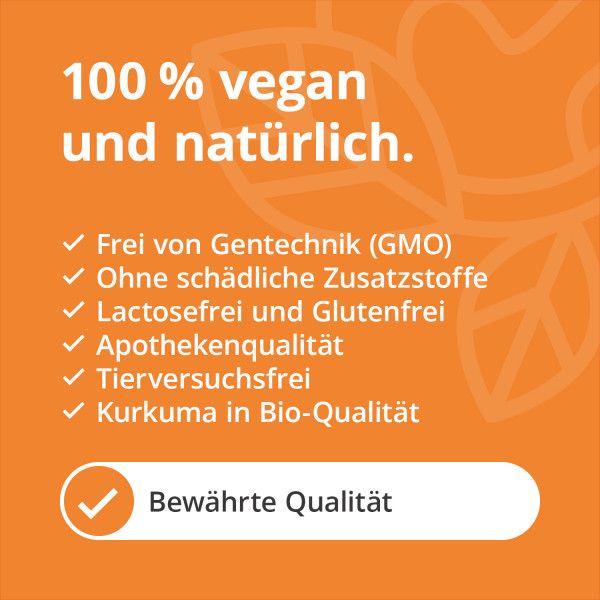 bodyguardapotheke KURKUMA KAPSELN+Pfeffer Curcumin hochdosiert Vierteljährliche Förderung