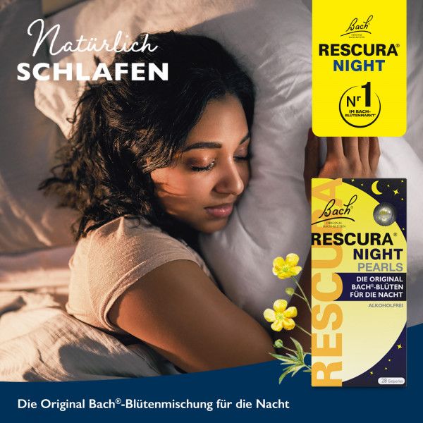 bodyguardapotheke Bach RESCURA® NIGHT Pearls 28 Gelperlen Discount Store für neue Produkte