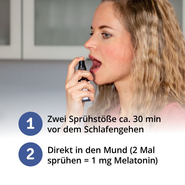 bodyguardapotheke MELATONIN SPRAY Schlaf schön Kostenloser Versand international