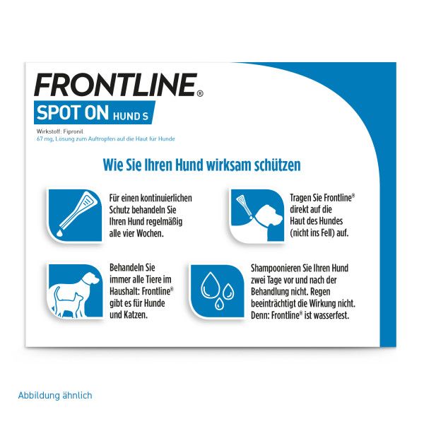 bodyguardapotheke FRONTLINE SPOT-ON gegen Zecken und Flöhe für Hunde S Limitierter Zeitrabatt