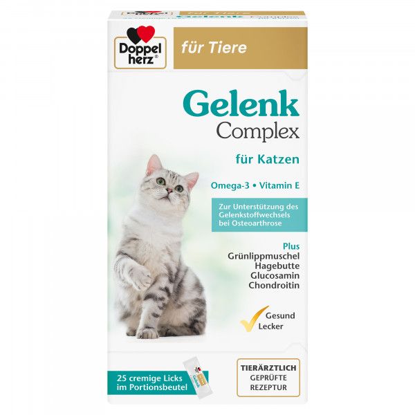 bodyguardapotheke DOPPELHERZ für Tiere Gelenk Complex Port.B.f.Katze