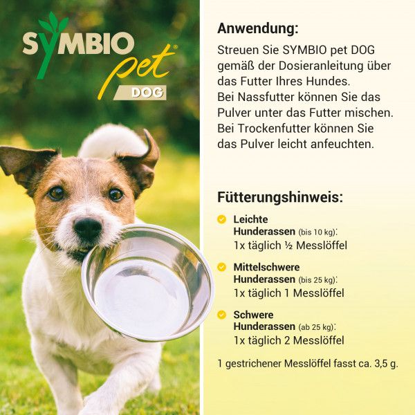 bodyguardapotheke SYMBIOPET dog Ergänzungsfutterm.Pulver f.Hunde