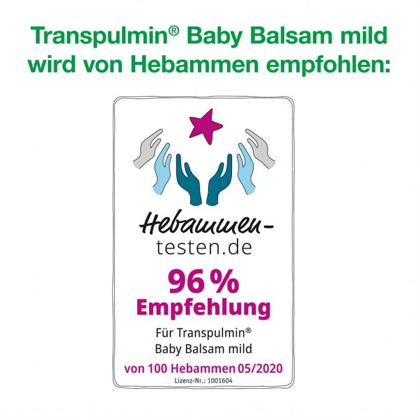 bodyguardapotheke TRANSPULMIN Baby Balsam mild Nur noch ein Tag übrig