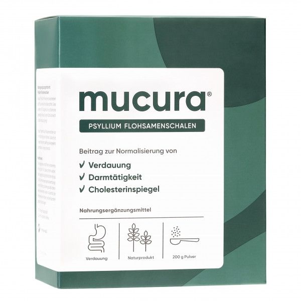 bodyguardapotheke MUCURA Flohsamenschalen Pulver