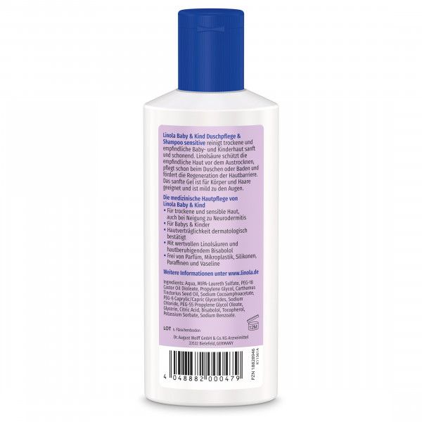 bodyguardapotheke LINOLA Baby & Kind Duschpflege & Shampoo sensitive Speichern exportieren