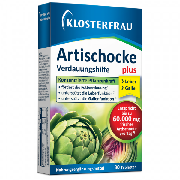 bodyguardapotheke KLOSTERFRAU Artischocke plus Tabletten Begrenztes Angebot
