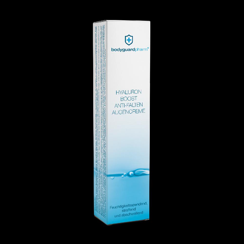 bodyguardapotheke BODYGUARDPHARM HYALURON BOOST Anti-Falten Augencreme JETZT KAUFEN