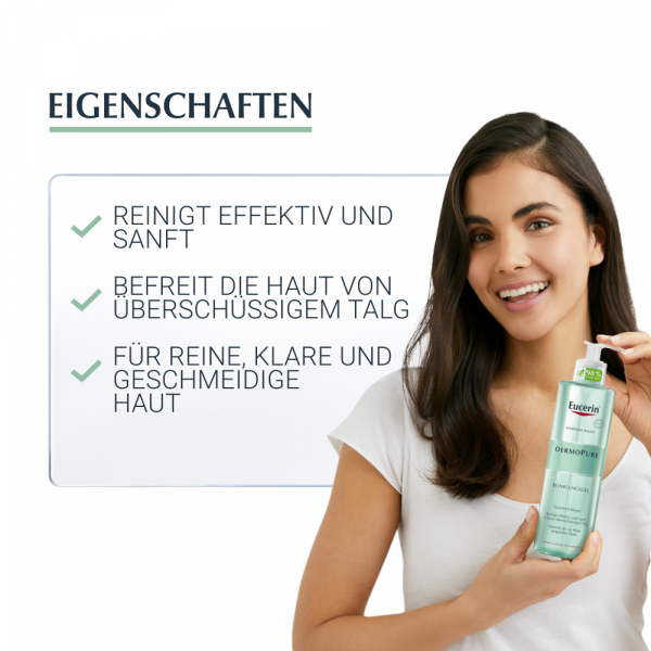 bodyguardapotheke EUCERIN DermoPure Reinigungsgel Letzter Tag