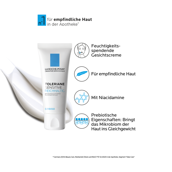 bodyguardapotheke LA ROCHE-POSAY Toleriane sensitive reichhaltige Creme Bis zu 55% Rabatt