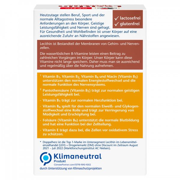 bodyguardapotheke DOPPELHERZ Lecithin+B-Vitamine Kapseln Hotsell