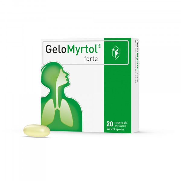 bodyguardapotheke GeloMyrtol forte bei Sinusitis und Bronchitis mit Husten & Schnupfen