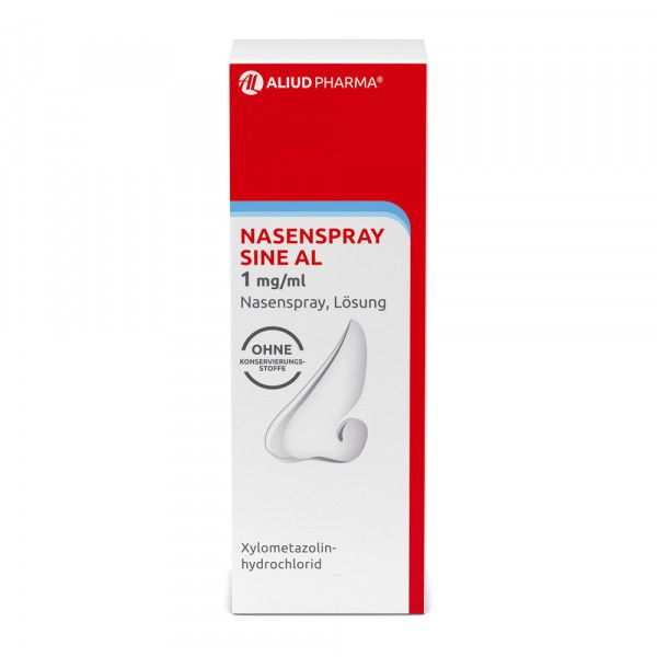 bodyguardapotheke Nasenspray sine AL 1 mg / ml bei Schnupfen Kostenloser Versand
