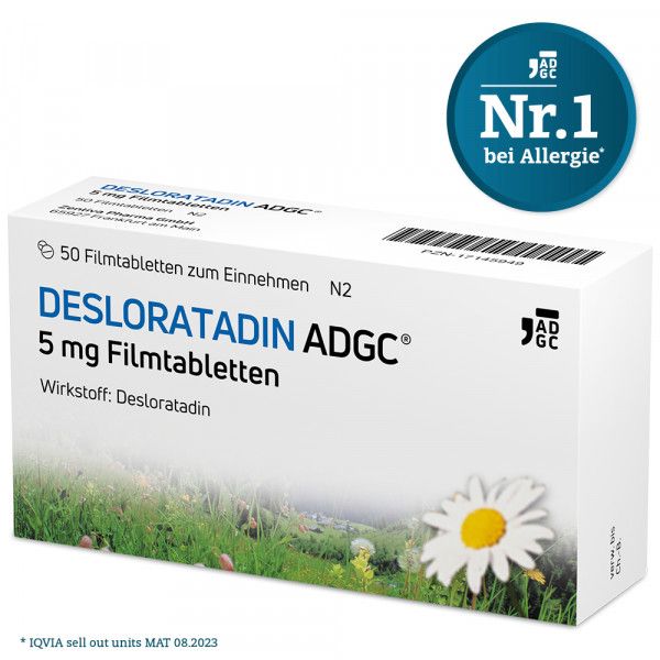 bodyguardapotheke DESLORATADIN ADGC 5 mg Filmtabletten Begrenzte Freigabe