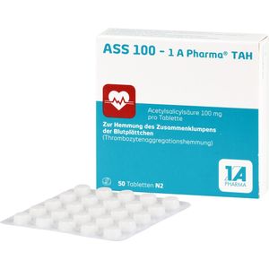 bodyguardapotheke ASS 100-1A Pharma TAH Tabletten Nur für heute