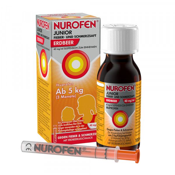 bodyguardapotheke NUROFEN Junior Fieber-u.Schmerzsaft Erdbe.40 mg/ml Im Verkauf