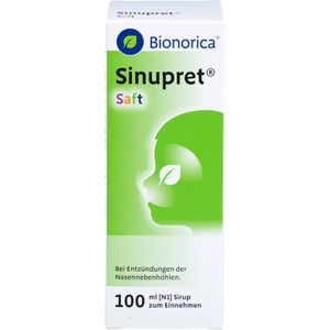 bodyguardapotheke SINUPRET Saft bei Entzündungen der Nasennebenhöhlen
