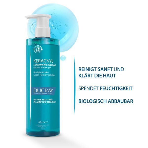 bodyguardapotheke Ducray KERACNYL Waschgel - Reinigung bei unreiner Haut und Akne Bestseller