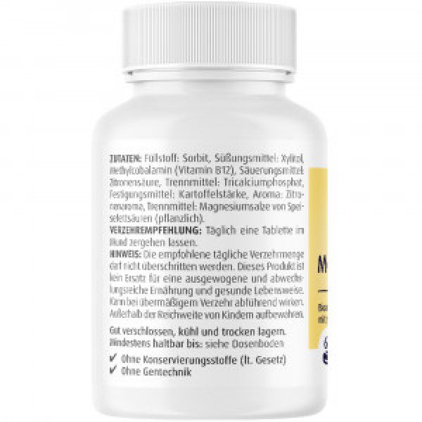 bodyguardapotheke VITAMIN B12 500 μg Methylcobalamin Lutschtabletten Neueste Stile