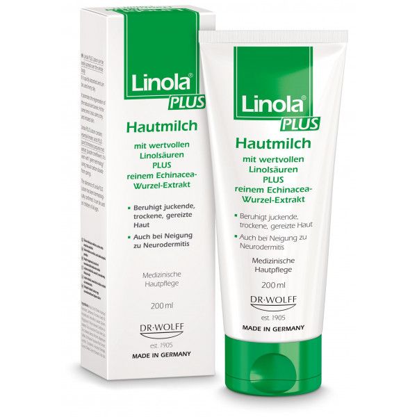 bodyguardapotheke LINOLA plus Hautmilch